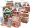 Mini Christmas Party Favor Boxes Treat Boxes, Small Christmas Gift Boxes for Advent Calendar Xmas Candy Treats Cookies